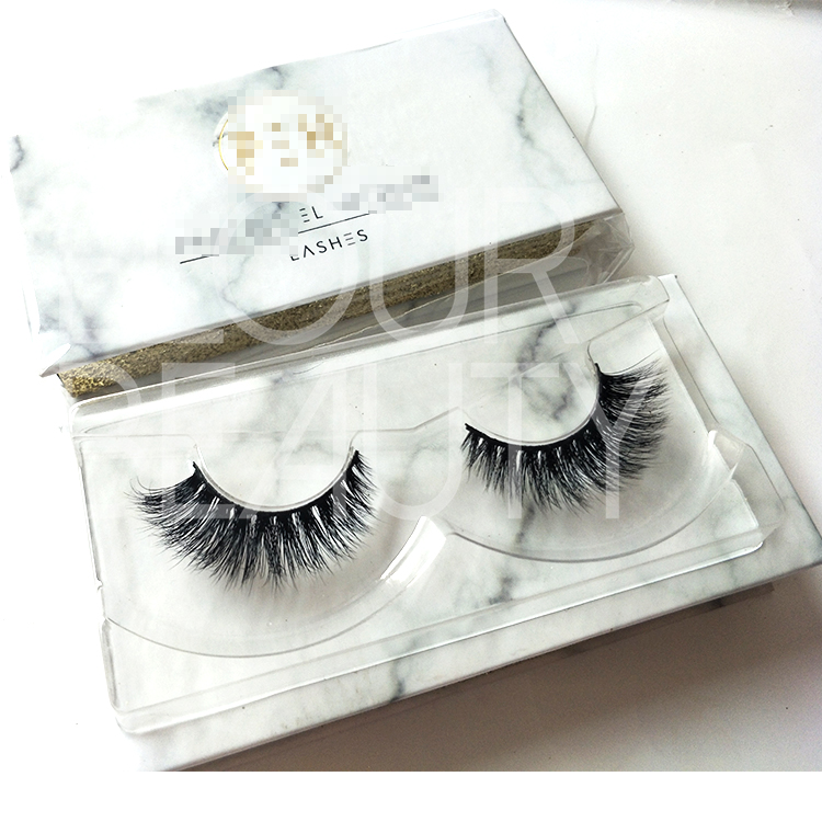 Wholesale miracle 3D volume mink eyelashes custom package USA ED62